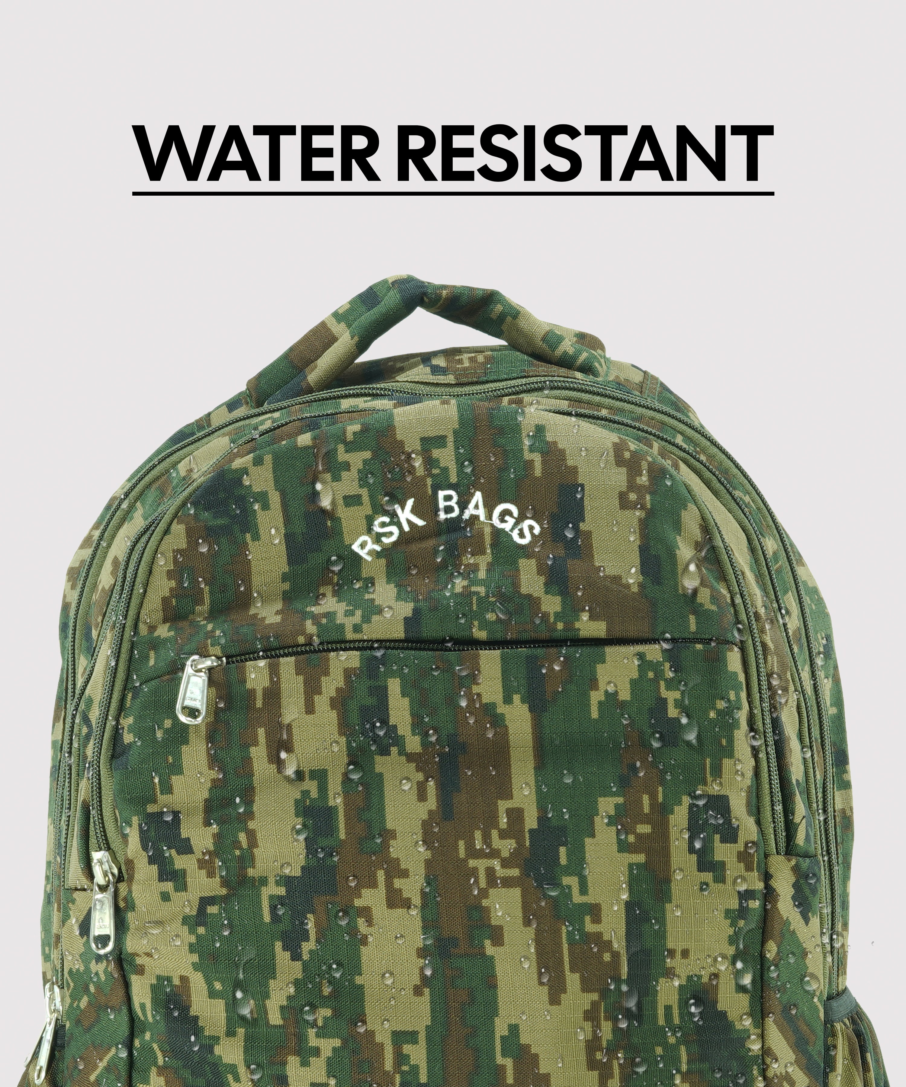 Camouflage Multi-Pocket Travel Bag | Size 53x36x22