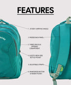 Multi Pocket School And College Bag | Size 48x33x23 | Multi Color