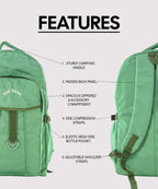 Indian Army Large size traveller bag pack | 58x38x22 | Multi Color