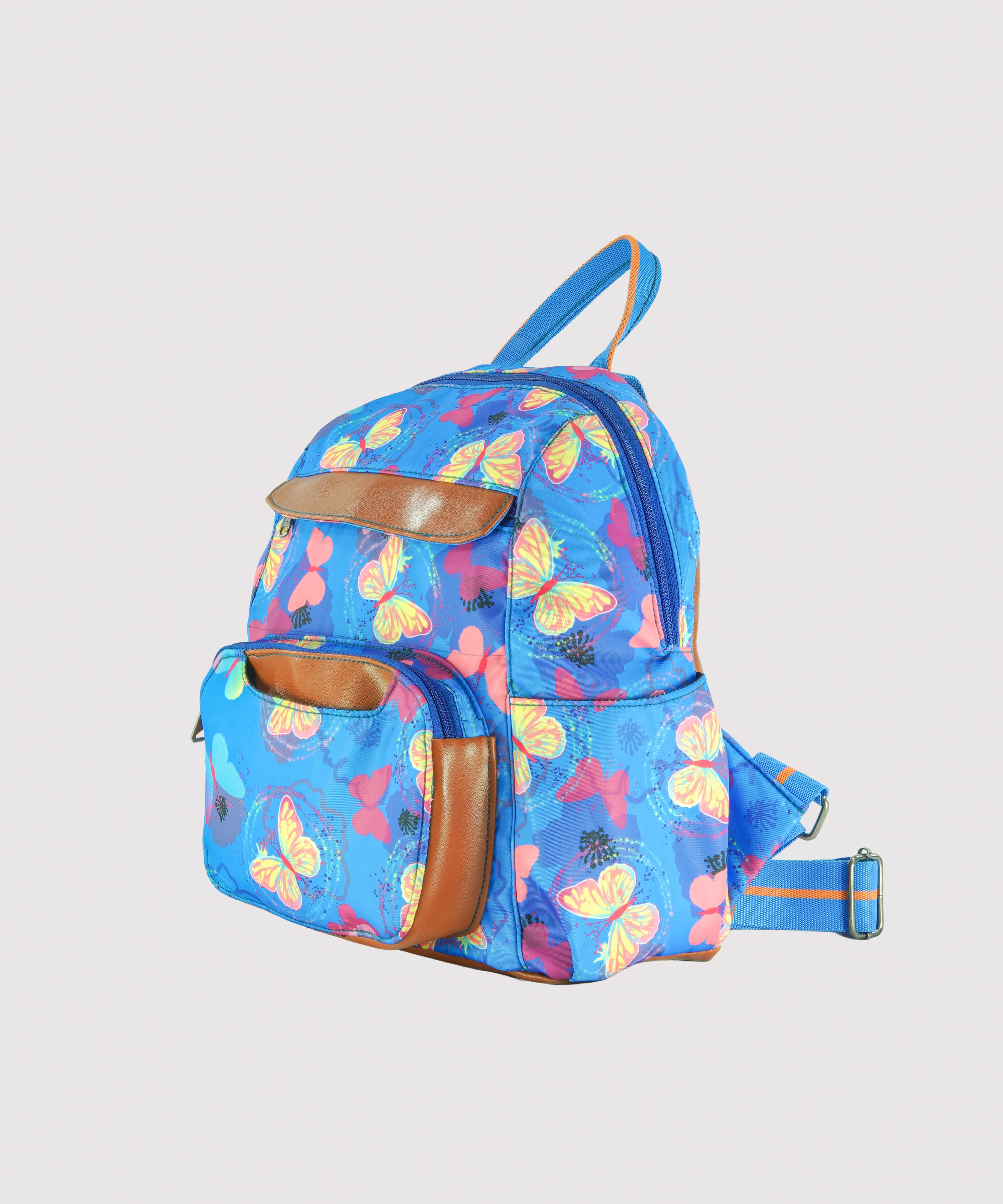 Girls college and school bag | Butterfly theme | Size 33x25x15