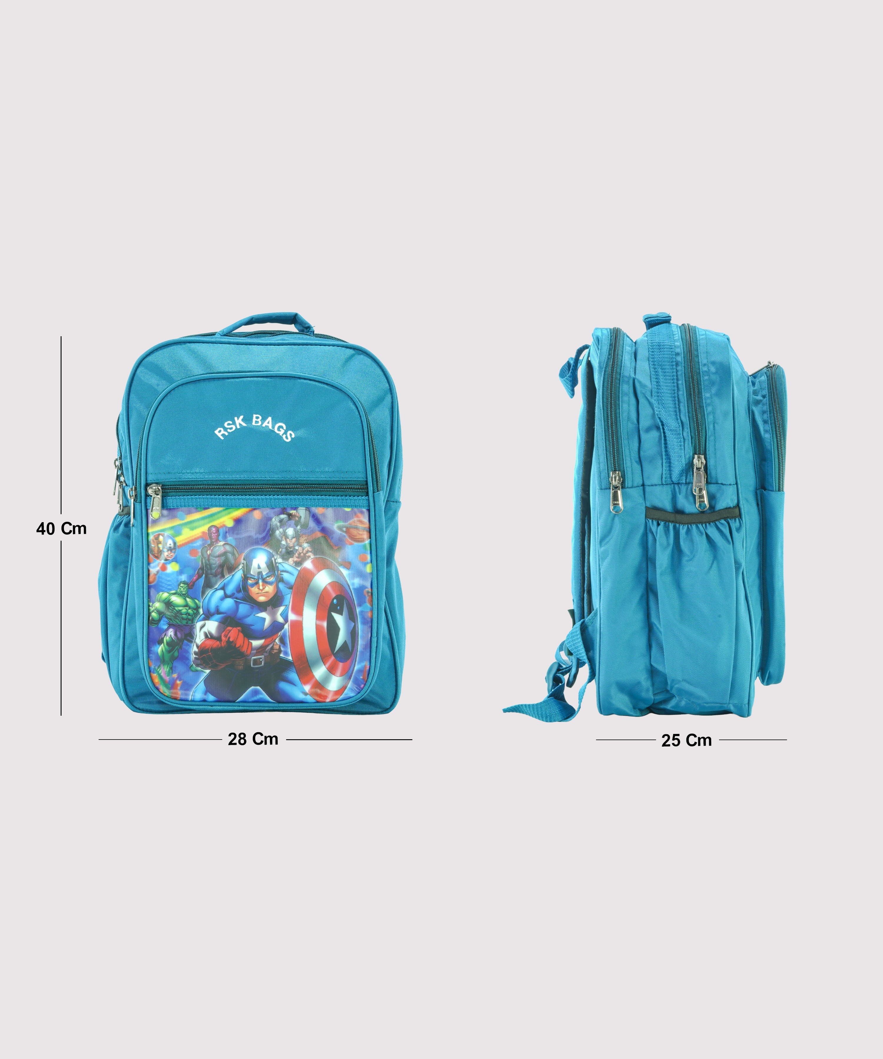 Children Captain America  School Bag
