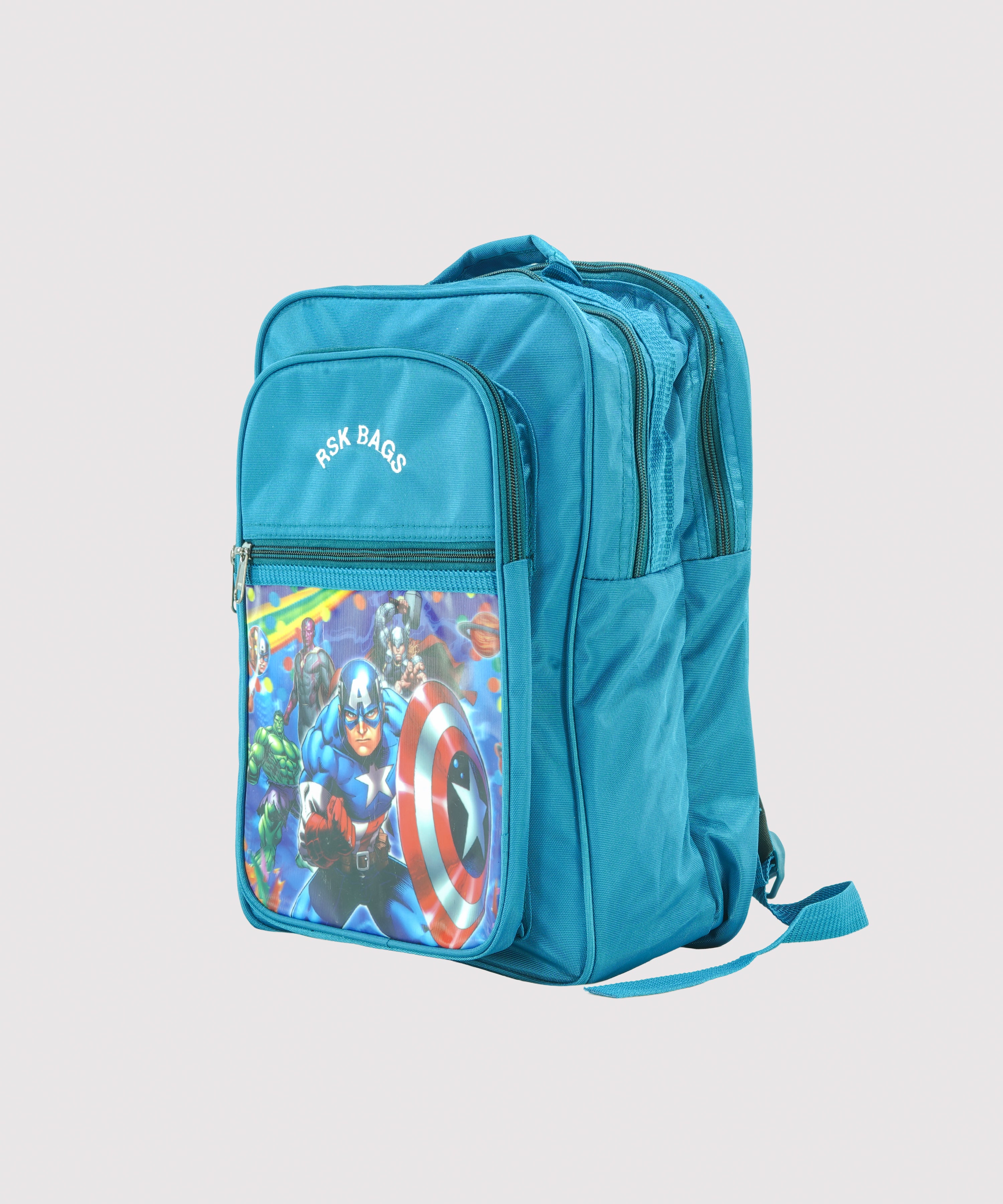 Children Captain America  School Bag