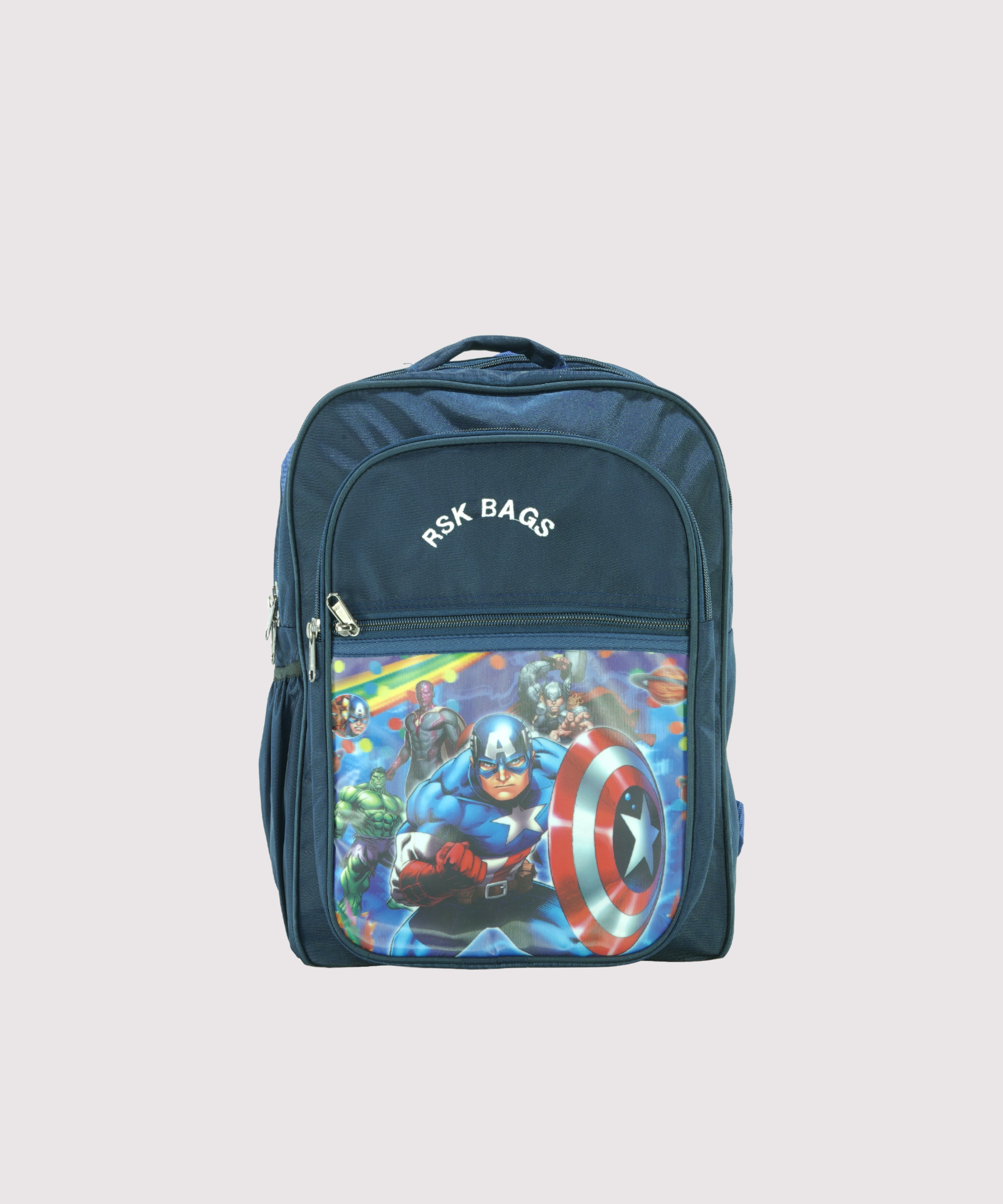 Children Captain America  School Bag