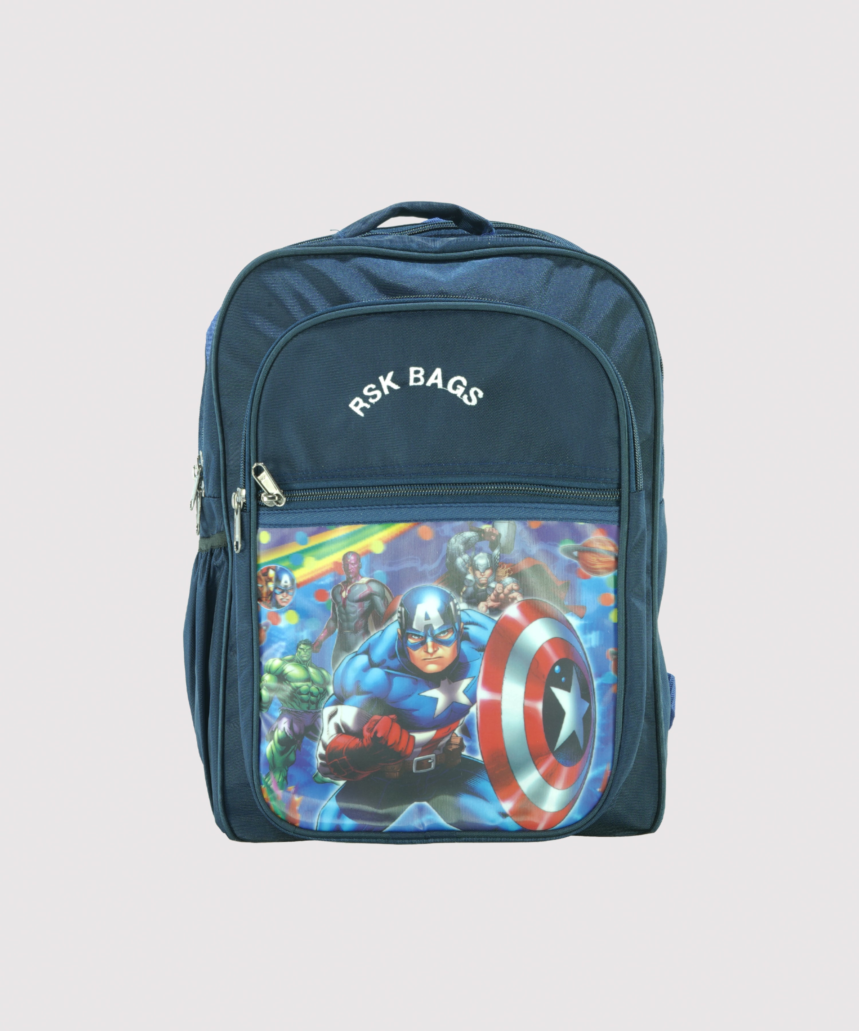 Children Captain America  School Bag