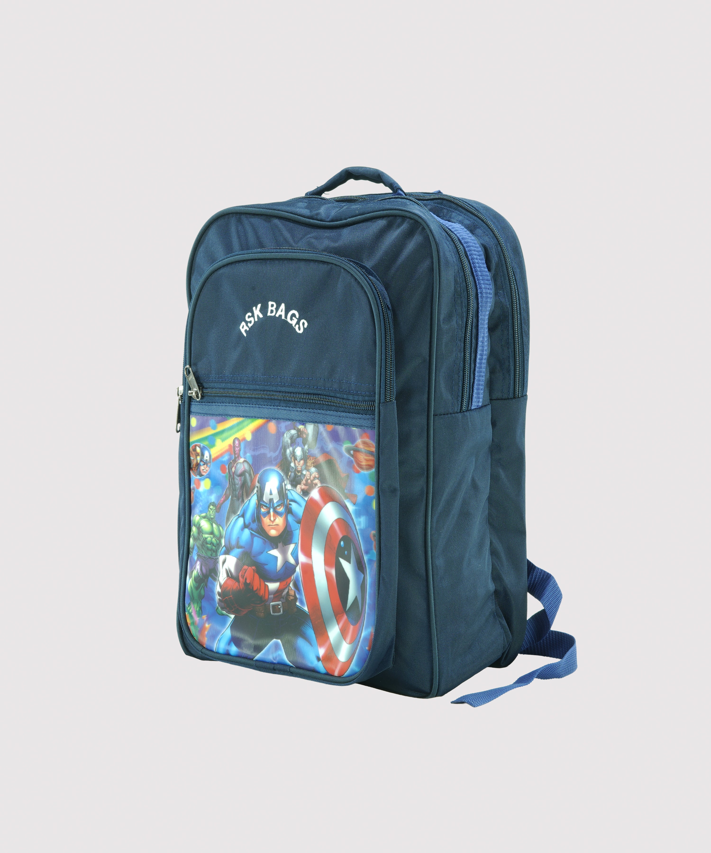 Children Captain America  School Bag