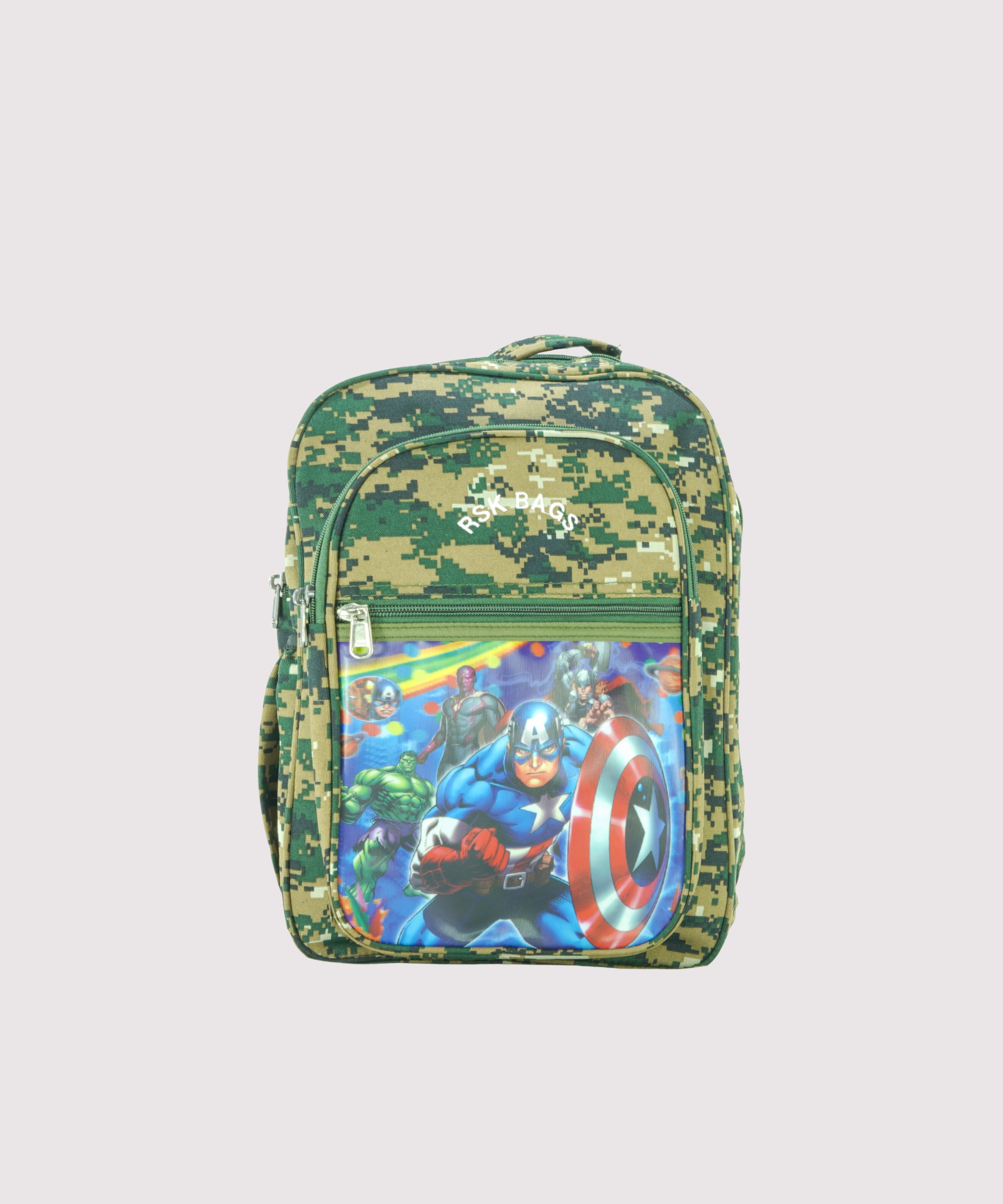 Children Captain America  School Bag