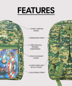 Children Captain America  School Bag